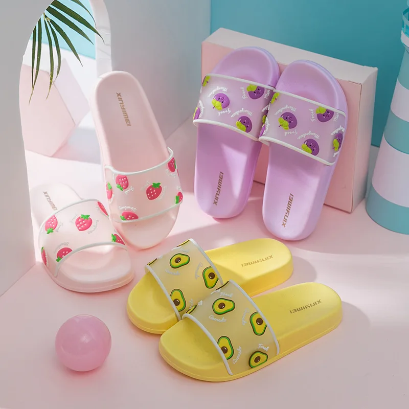 New Cute Kids Shoes Dinosaur Fruit Duck Car Baby Slippers Children Slippers Boys Girls Shoes Top Quality Toddler Shoes Home