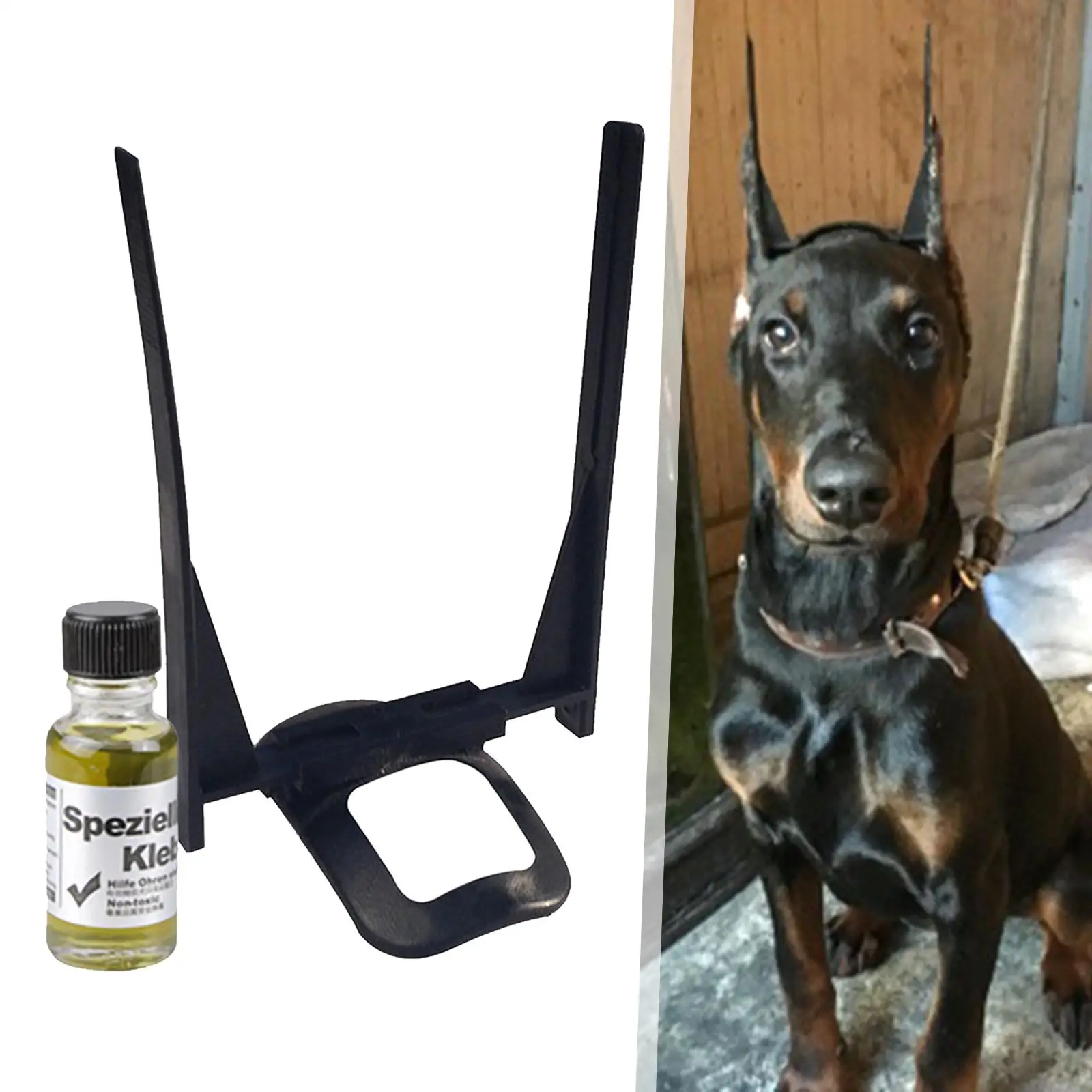 

Pet Dog Ear Stand Plastic Chihuahua Doberman German Shepherd Dog Ear Lifter