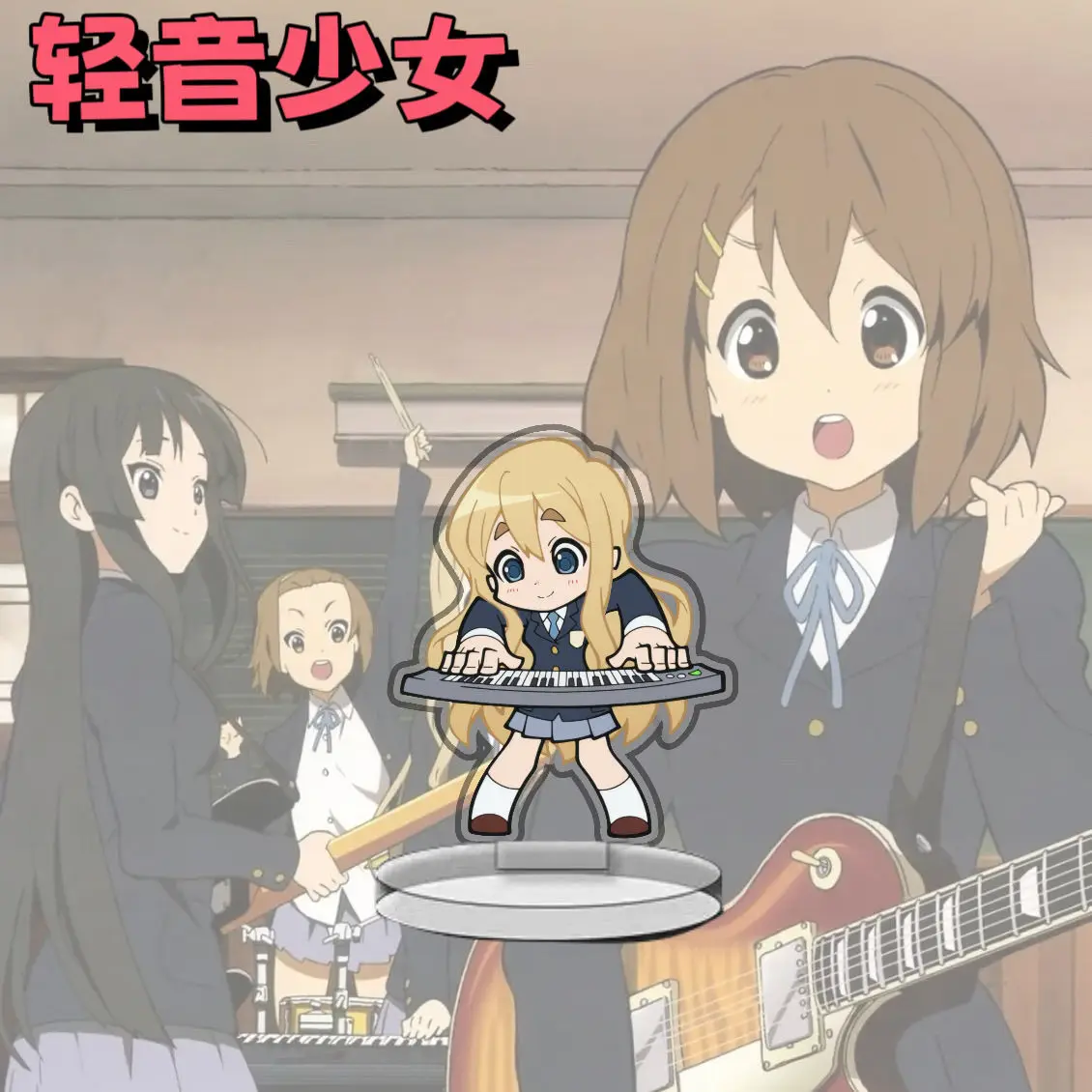 ك أون! حامل أكريليك هيراساوا يوي عرض الشكل أنيمي كوتوبوكي تسوموجي مجموعة مكتب زينة زخرفية إكسسوارات هدية