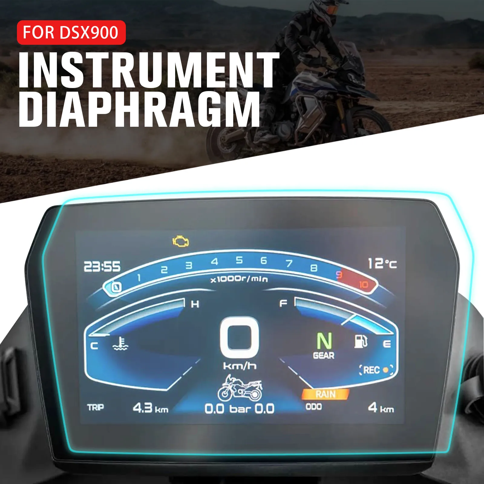 For Loncin VOGE Valico 900DSX DSX900 DS900X Speedometer Guard Scratch Cluster Screen Protection Film Dashboard screen Protector