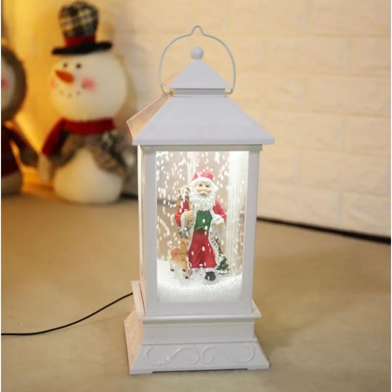 Christmas new snow hanging lights music pendulum lights hotel shopping mall restaurant layout atmosphere decoration pendant