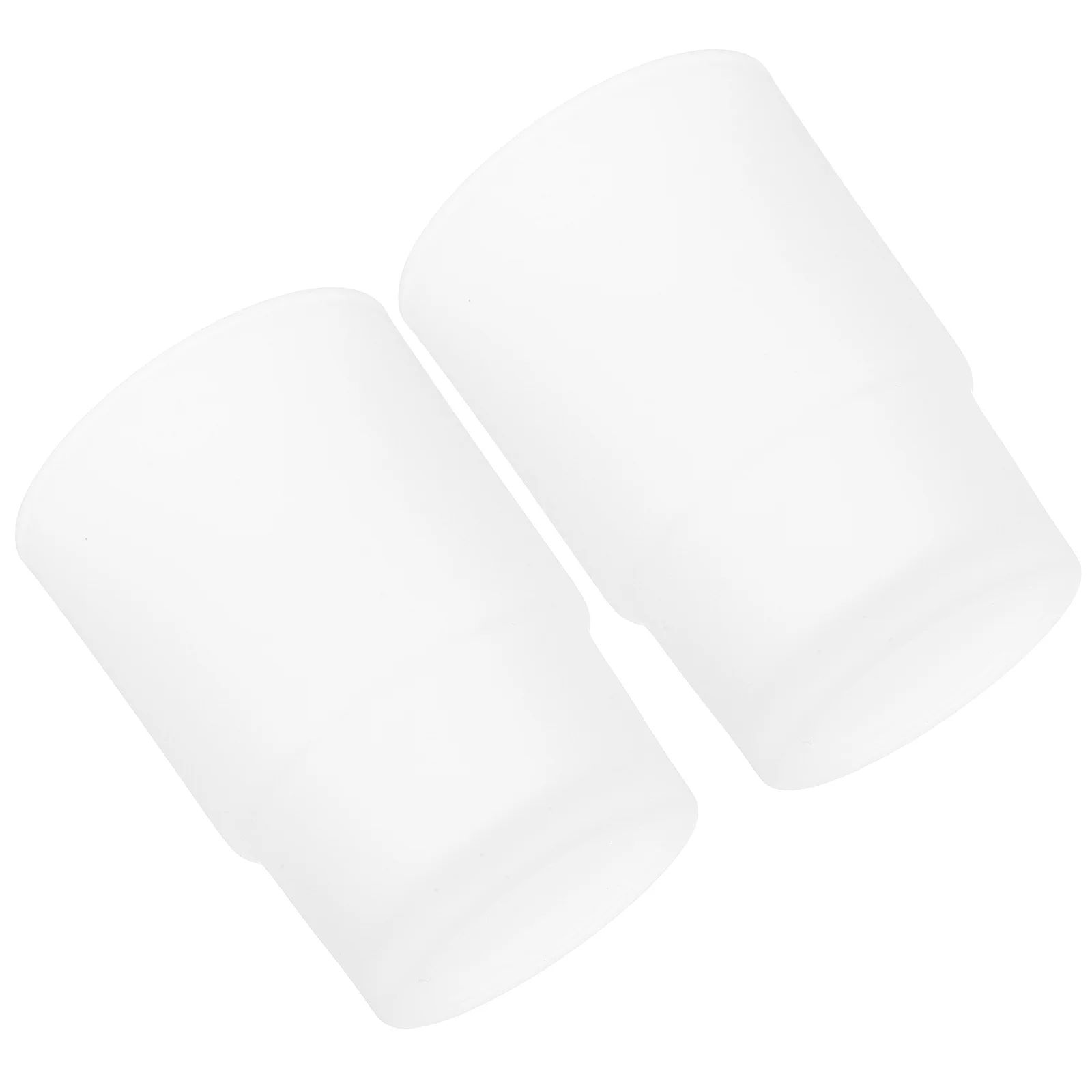 

2Pcs Bathroom Glass Cup Set Modern Toothbrush Holder Smooth Non Slip Surface Easy Clean Versatile for Travel Home