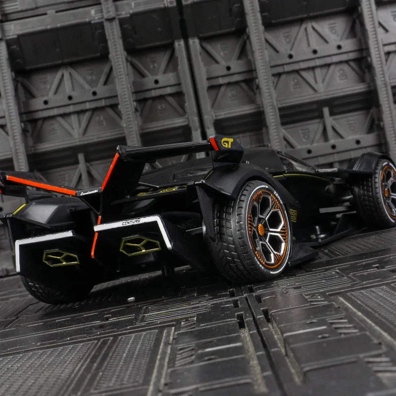 1:22 simulation Lamborghini V12 alloy car model with doors that can be opened, sound and light feedback, supercar gift