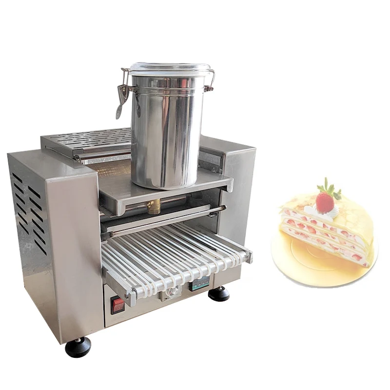 

Commercial Melaleuca Cake Crust Machine Spring Roll Pancake Machine Towel Roll Making Machine