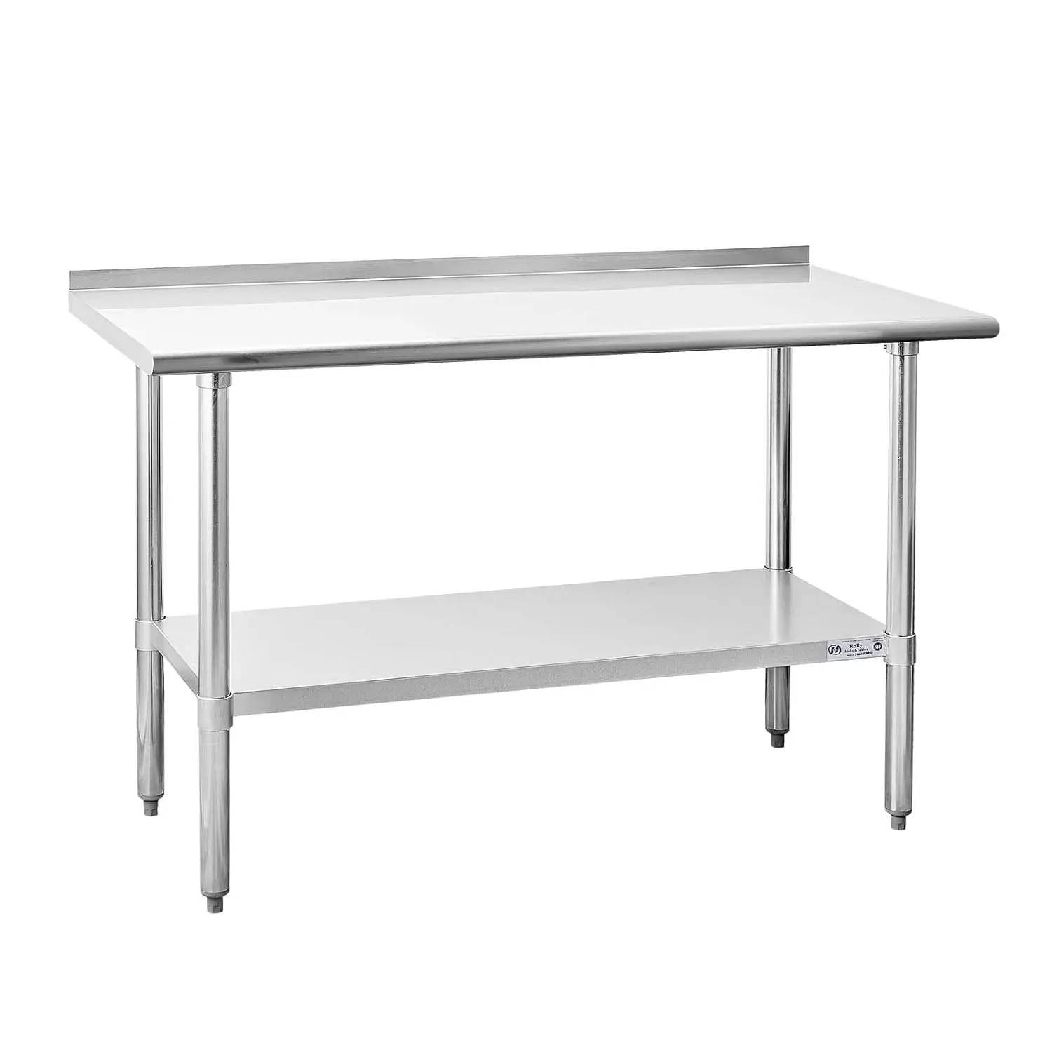 

Sinks & Tables H Stainless Steel Table for Prep & Work 24 x 60 Inches NSF Commercial Heavy Duty Table with Undershelf