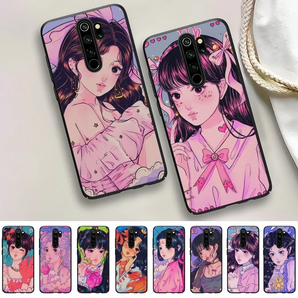 Twelve constellation girl Phone Case For Redmi 5 6 7 8 9 10 plus pro 6 7 8 9 A GO K20 K30 K40 pro plus F3 Fundas