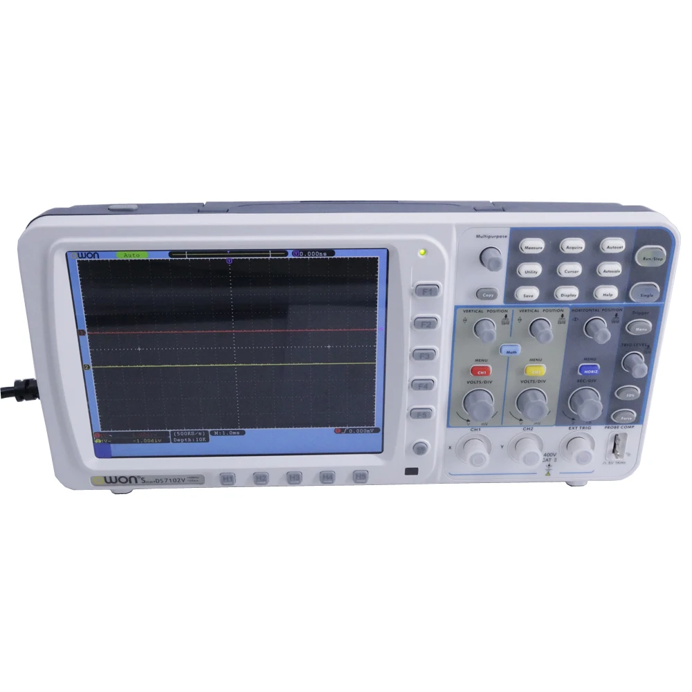 OWON SDS7102 Digital Storage Oscilloscope 100Mhz 8 Inch  2 Channel Sample Rate 1Gs/s