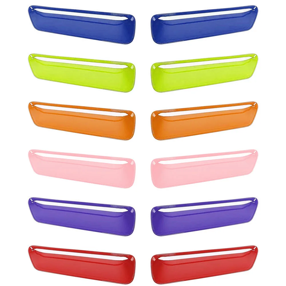 

2PCS Engine Air Flow Intake Vent Decoration Cover Cowl Trim Accessory For Dodge Challenger 2015-2022 Hood Scoop