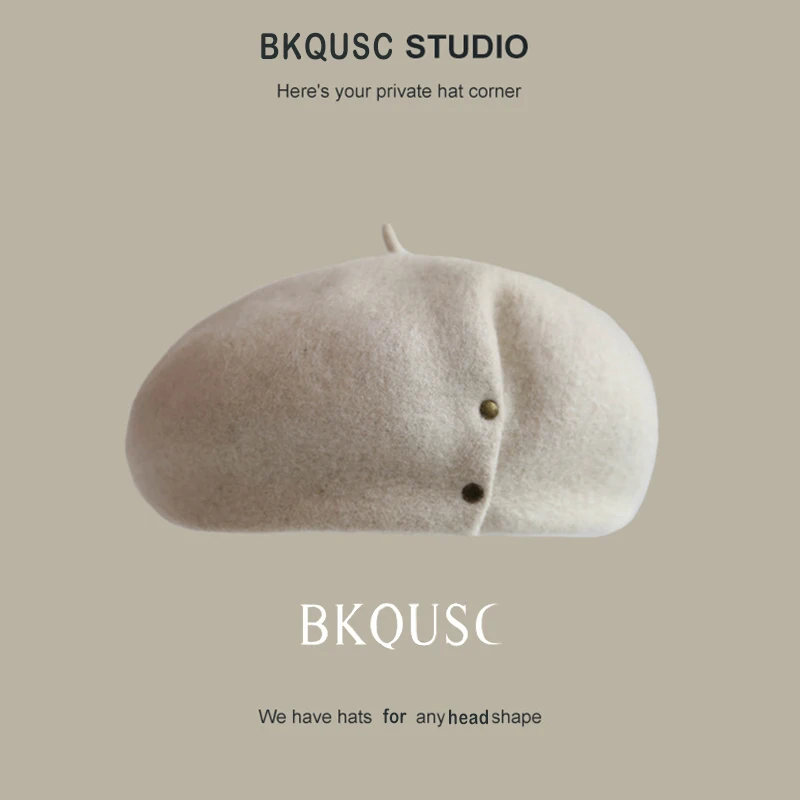 5994 Vintage Berets For Women, 100% Australian Wool French Beret Hat, Soft Hzxsny Women main image 4