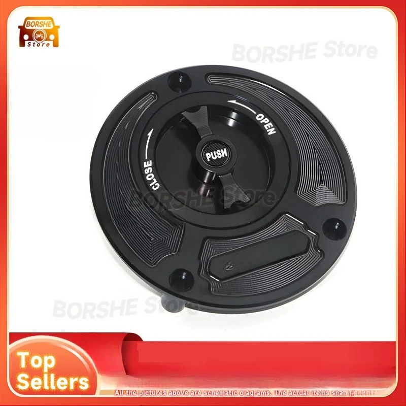 2026 مناسبة لدراجة نارية ياماها XMAX 300 XMAX 400 غطاء خزان الوقود سريع التحرير مع تصميم قابل للتغيير