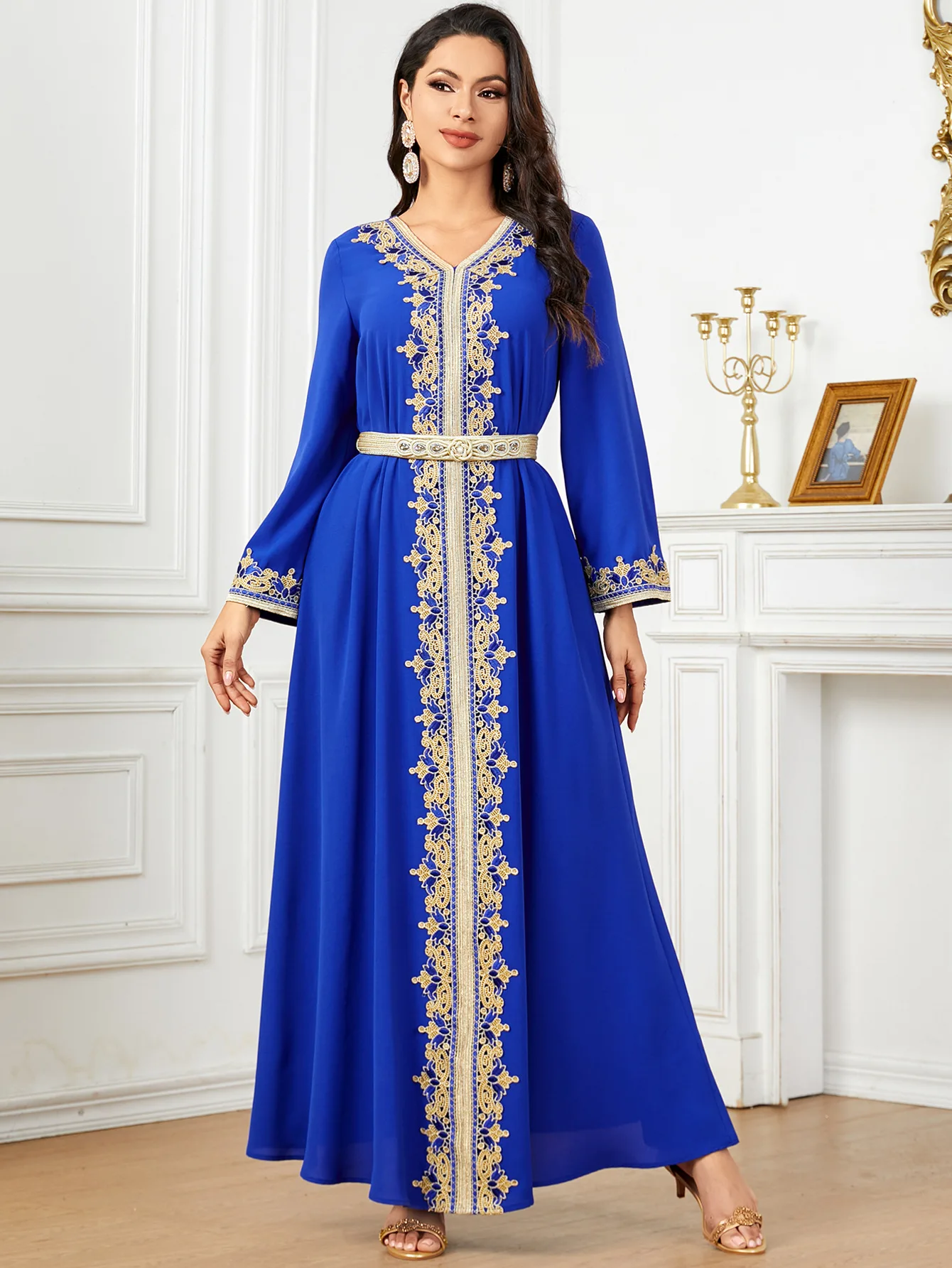 

Jalabiya Abaya Muslim Women Dress Sashes Ramadan Morocco Dubai Dresses Abayas Kaftan Islam Party Vestidos Eid Arab Long Robe