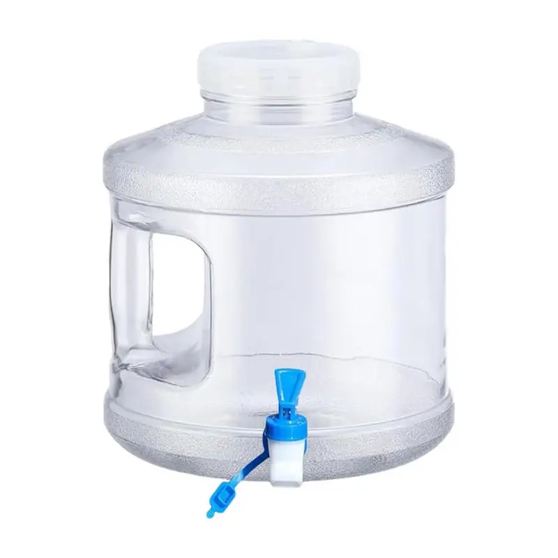 Portable Water Tank Multifunctional Water Storage Containers Water Canister with Spout 7.5L Tank with Screw Lid for Camping