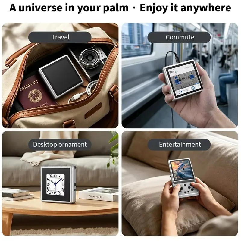 AA60-RG Rotate Handheld Game Console 3.5" IPS Rotating Screen Android Aluminum Alloy 2000 Mah Retro Games Player AI view 6