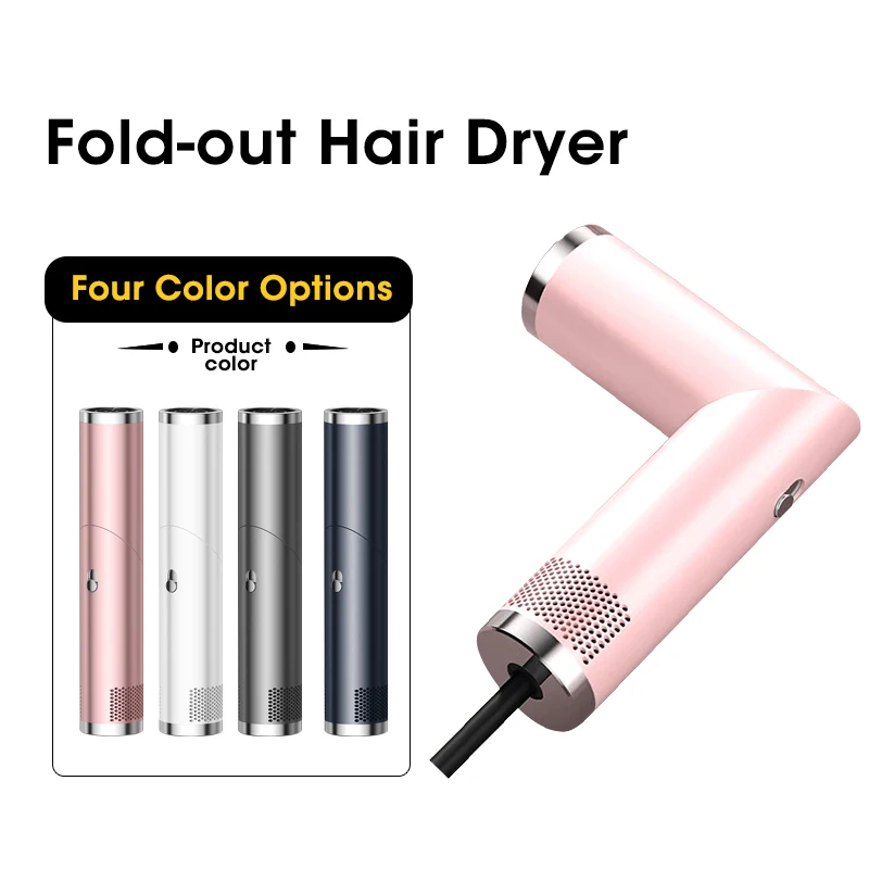 

1000W Fold Hair Dryer Hairdryer Blow Dryer Constant Temperature Hair Care Portable Professional Hair Dryer for Travel Household