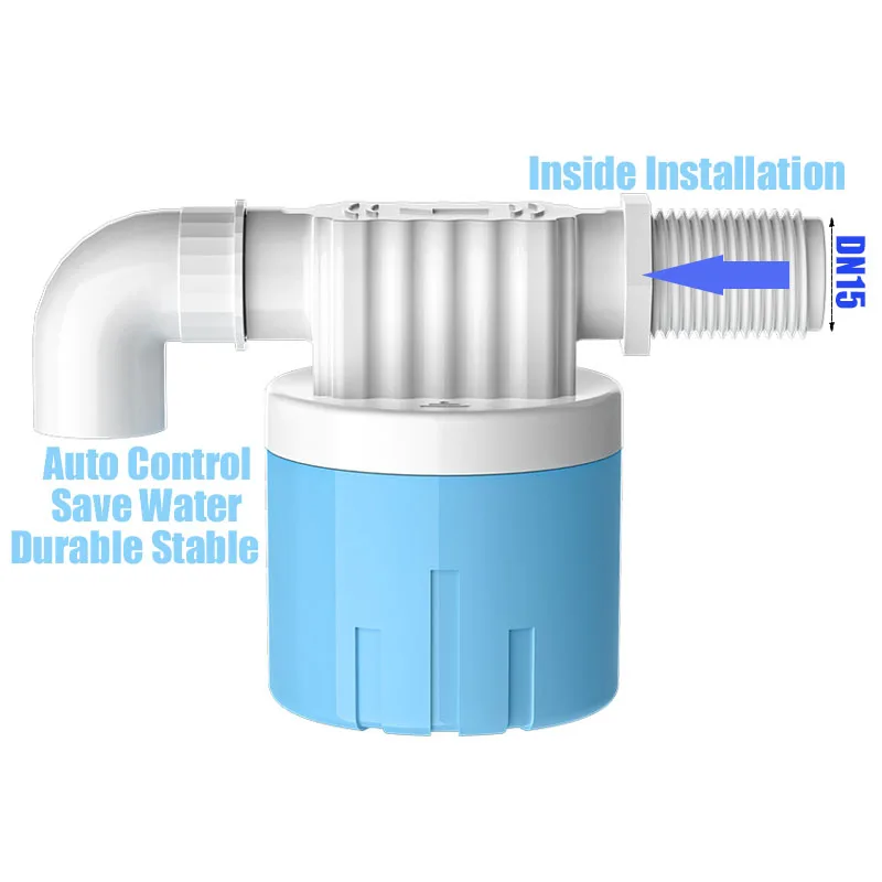 التلقائي صمام التحكم في مستوى المياه المرحاض صمام الكرة الطافية شنت داخليا الجانب مدخل صمام المياه