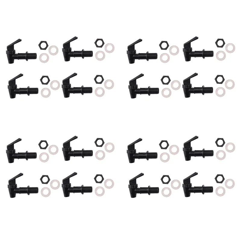 B59B-16X Replacement Cooler Faucet Water Bottle Jug, Dispenser Tap Set, Reusable Spigot Spout Water Beverage Dispenser C