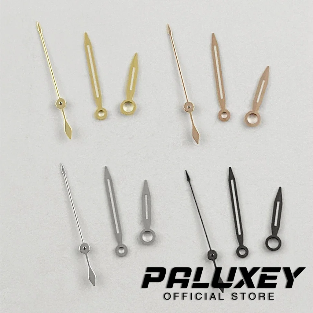 Overseas Serieswatch NH35 Hands Silver Gun Gold Watch Hands Suitable for NH34 NH35 NH36 NH38 NH70 Movement Watches Pointer