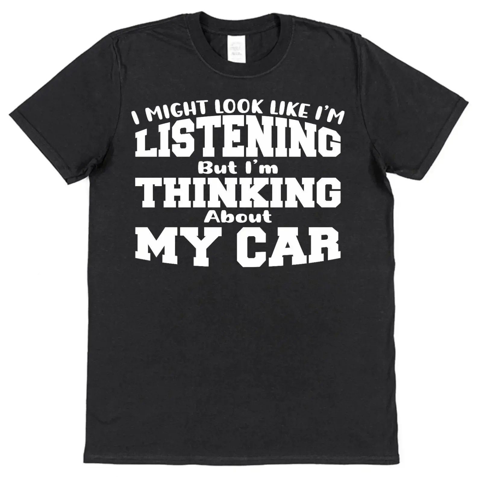 Nicht zuhören denken Auto T Shirt lustig Fahrer für Autoliebhaber Geschenk vintage Washed Soft Unisex Slightly Stylish