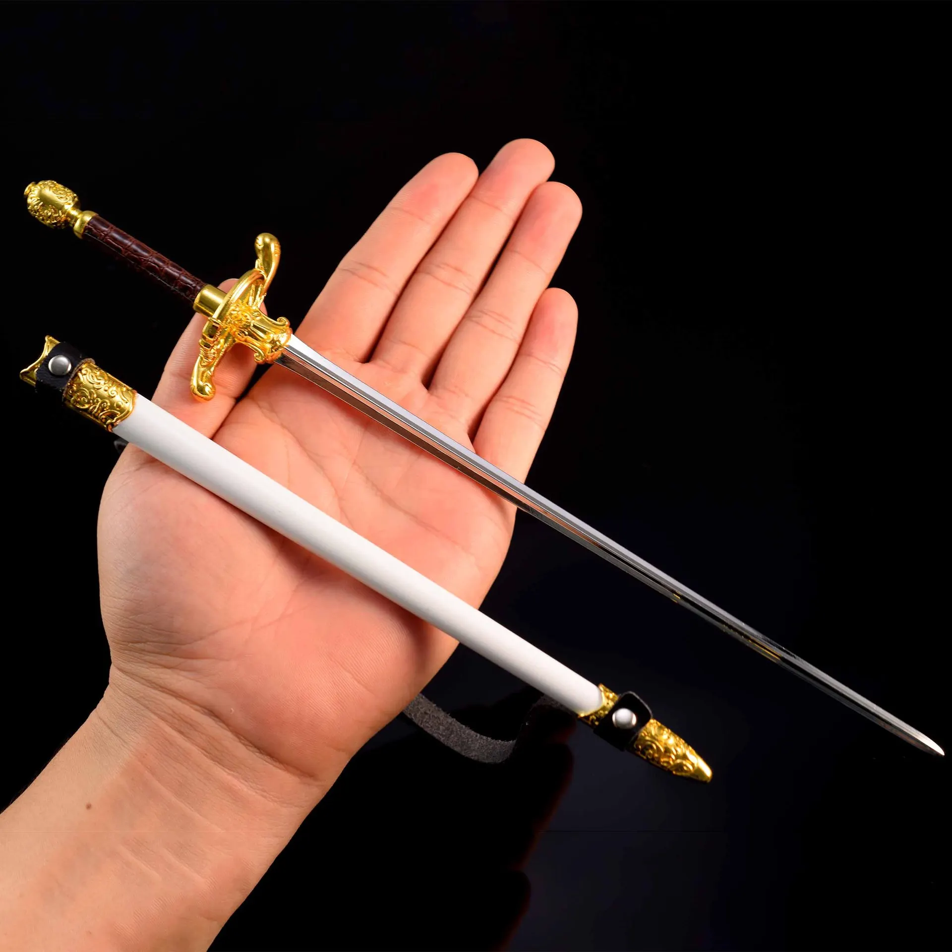30cm Longclaw Sewing Needl Oathkeeper Medieval Game Movie Peripherals Metal Melee Samurai Sword Model Weapons Crafts Gifts Toys