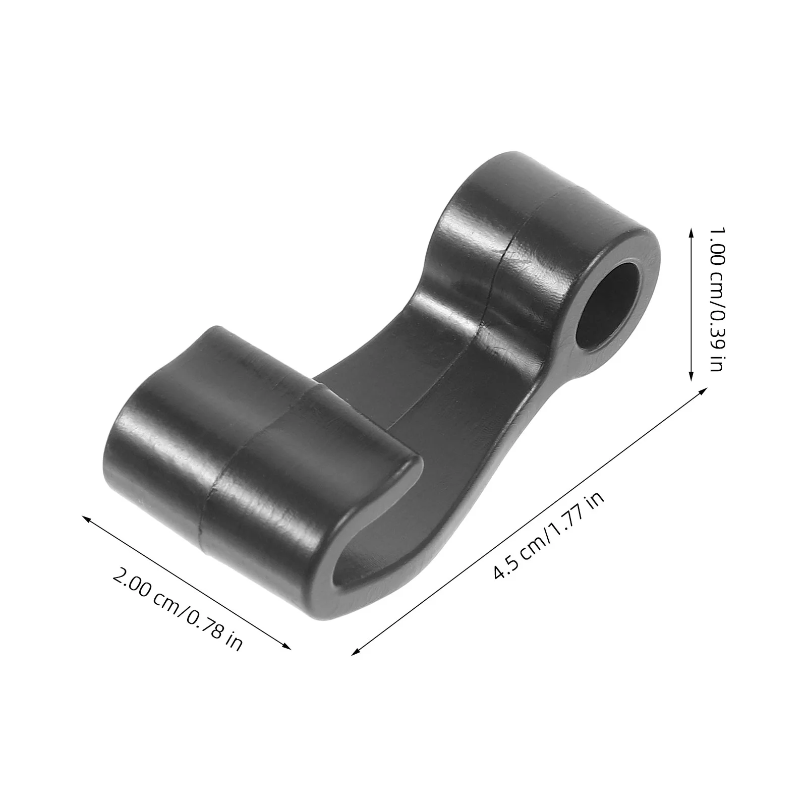 8 قطعة كاياك J السنانير البلاستيك الأسود جلد كليب قارب كاياك مجداف مجلس مرفق الربط والعتاد هوك الملحقات #6
