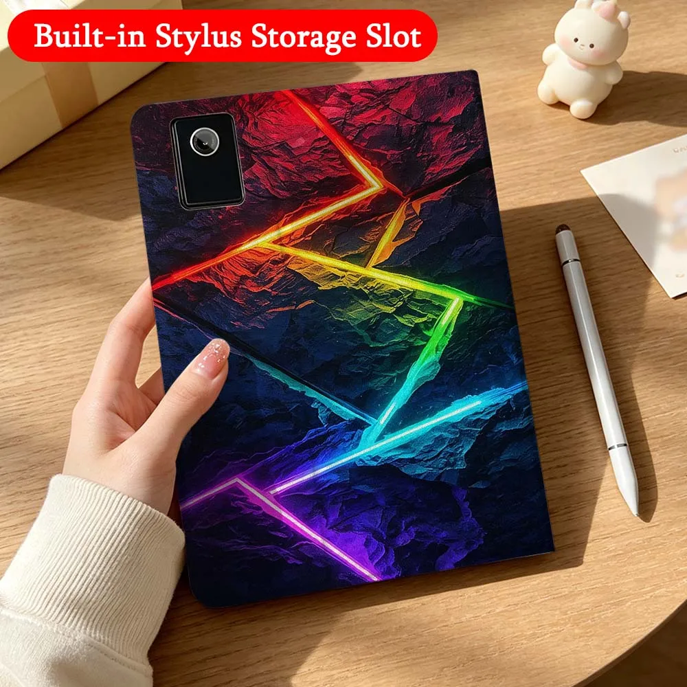 Technology Patterns Case For Lenovo Idea Tab K10 M10 P11 P12 Xiaoxin Pad Pro GT Plus 10.6 11 11.1 inch 2025 Folding Tablet