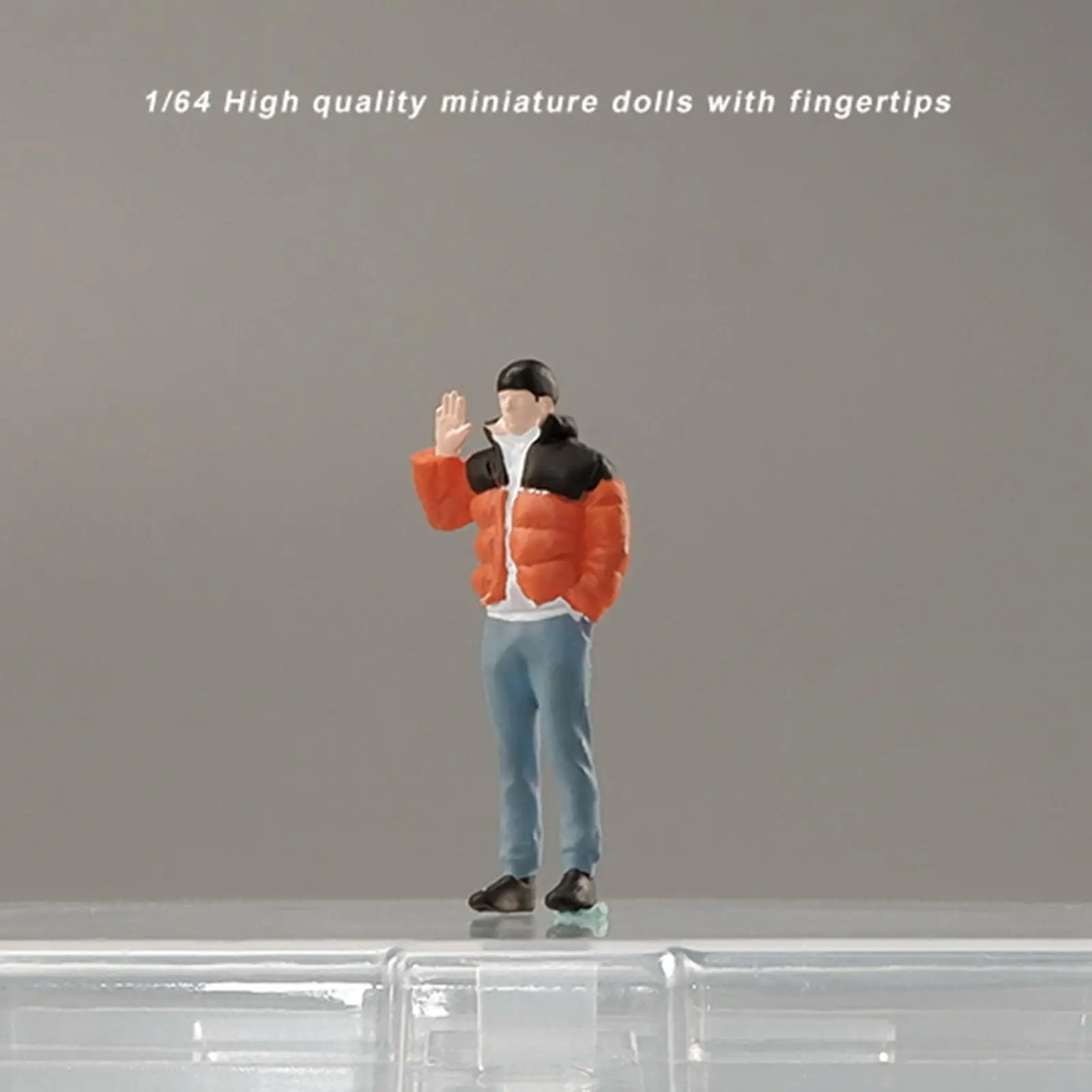 1/64 Miniature คน Figurine คนเล็กๆรุ่นอินเทรนด์ Miniature ตกแต่งฉากสําหรับ Miniature ฉากเครื่องประดับอุปกรณ์เสริม