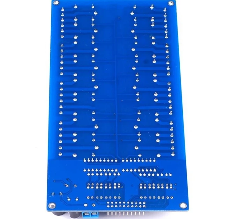 Kit de bricolaje módulo de blindaje de relé de canal 12V * 1 relé (placa azul) con microcontrolador optoacoplador LM2576