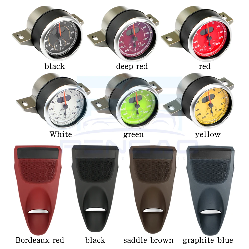 

For Porsche bossxster718 stopwatch 16-23 compass instrument panel electronic clock car center console interior car modification