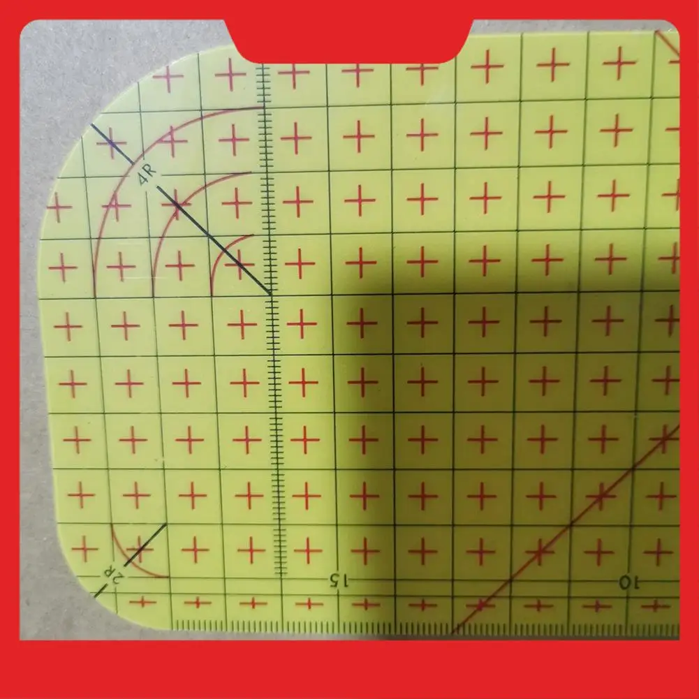 6 Piece Quilting Ruler Ironing Ruler Square Acrylic Quilting Ruler Fabric Cutting Ruler And Clear Mark Acrylic Ruler