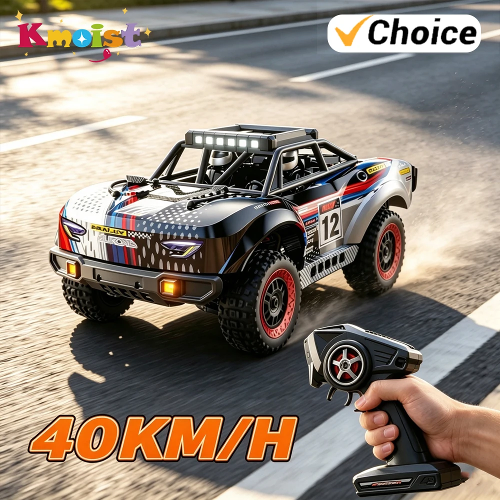 RC Car 1/18 Remote Control Vehicle Toy Short Card Simulation High Speed RC Electric Model Toys for Boys Kids Birthday Gifts