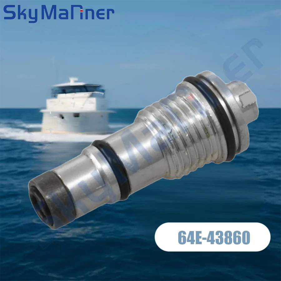 

64E-43860 Pressure Release Valve For Yamaha Boat Engine Trim Tilt 64E-43860-00 With 64E-43827;72X-85075-L0 Accessories Replaces