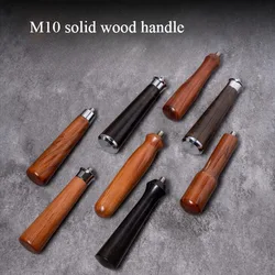 M10 Portafilter Coffee Handle Espresso Semi-automatic Cafe Machine Solid Wooden Handle Coffee Accessories for Barista
