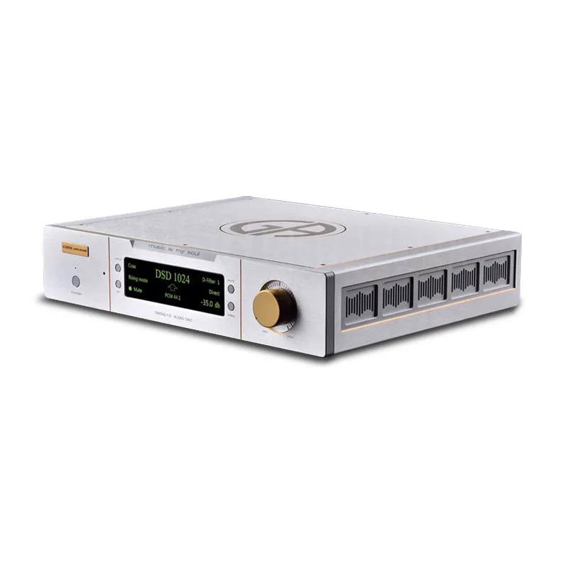 CEN·GRAND DSDAC1.0 Fully Balanced DAC Upfrequency Algorithm DSD Decoder PCM 192 KHz/DOP64 AES/Fiber/Coaxial/BNC input XLR/RCA