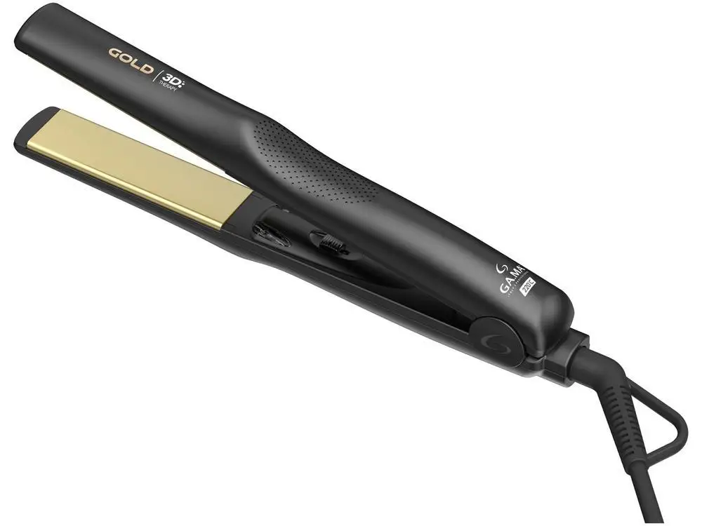 GAMA ITALY Gold Ceramic Ion - Bivolt Hair Plank