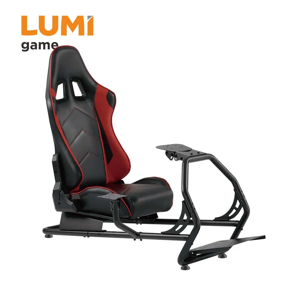 

LRS03-BS-KP01 Hot Car F1 Racing Simulator Cockpit Stand Computer Game Sim Race Seat With Gear Shift Mount For Driving Simulation