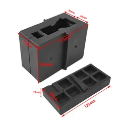 AR15 Upper Lower Clamp Block Gunsmithing Removal Workbench Aid Pad for AR-15 Upper Lower Receiver Multi-function Tactical Tools