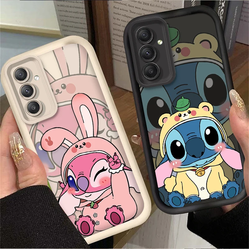 لطيف لعوب غرزة قضية الهاتف لسامسونج غالاكسي A54 A05 A05S A34 A24 A14 A53 A33 A23 A13 A52 A52S A32 A22 A12 A71 A51 A31 A50