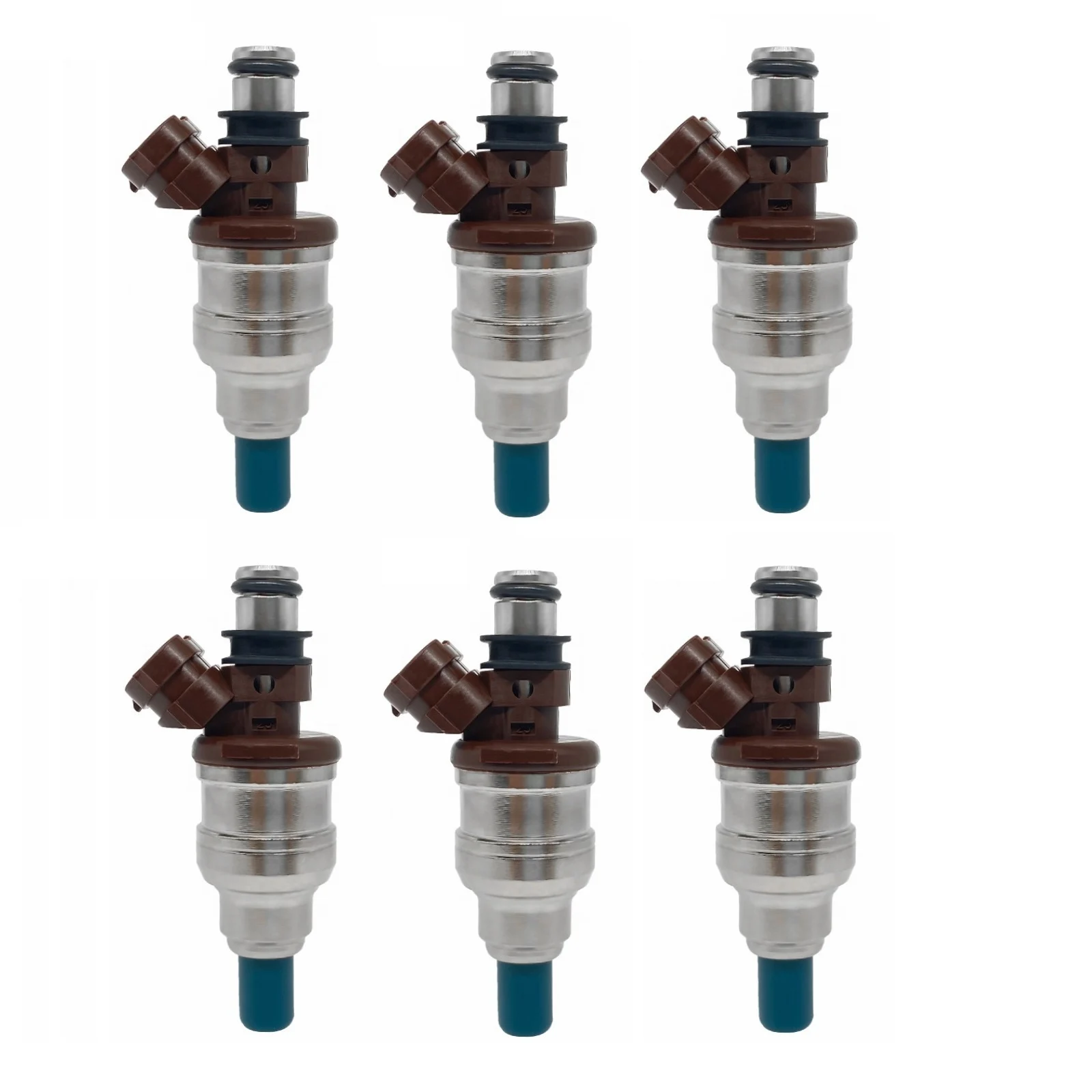 6 PCS Fuel Injectors 23250-65020 23209-65020 for Toyota 4Runner Hilux Pickup 89-95 SR5 T100 3VZE 93-94 3.0L 2959CC