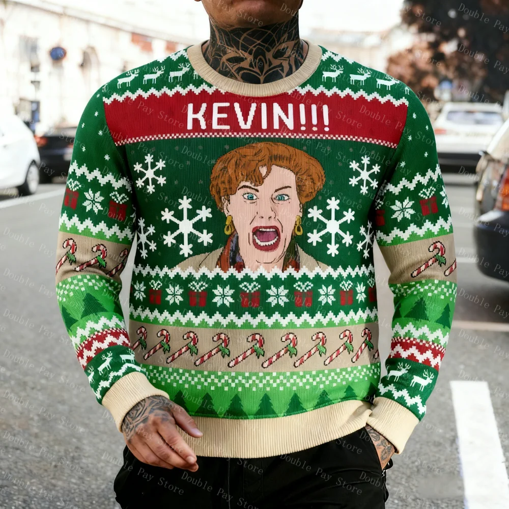 2026 الخريف الشتاء عيد ميلاد سعيد البلوز المنزل وحده القبيح عيد الميلاد الكرتون أنيمي النساء الرجال البلوز القمم هوديي البلوز