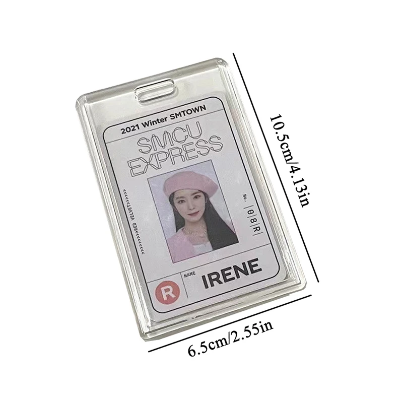 Transparent Card Holder Photocard Idol Photo Sleeves Photo Frame Stationery Photocard Holder Korean Photo Protector