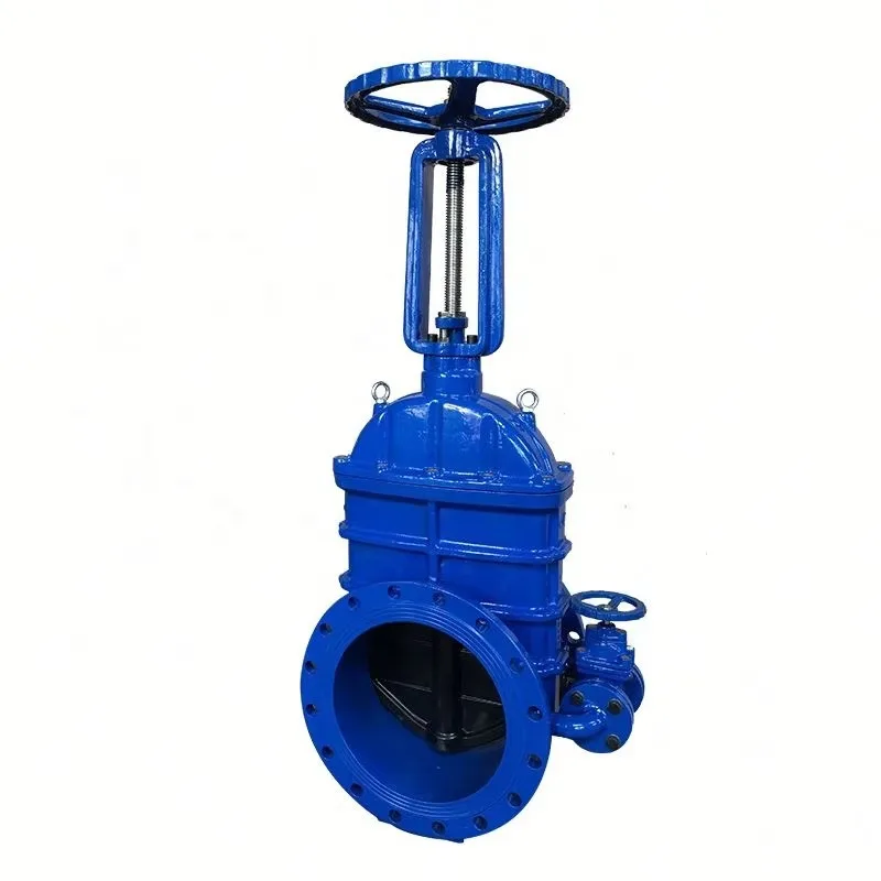 Corpo DI per supporti idrici con valvola a saracinesca con sede resiliente con stelo a montante manuale DN80 da 3 pollici con volantino 2CR13
