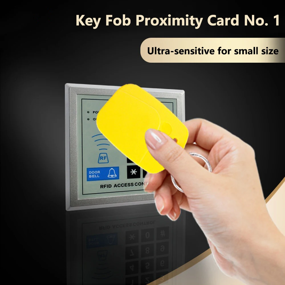 5Pcs/lot 13.56Mhz 125Khz TK4100 (ID) +FM1108 (IC) Dual Chip RFID NFC Keyfob Keytag