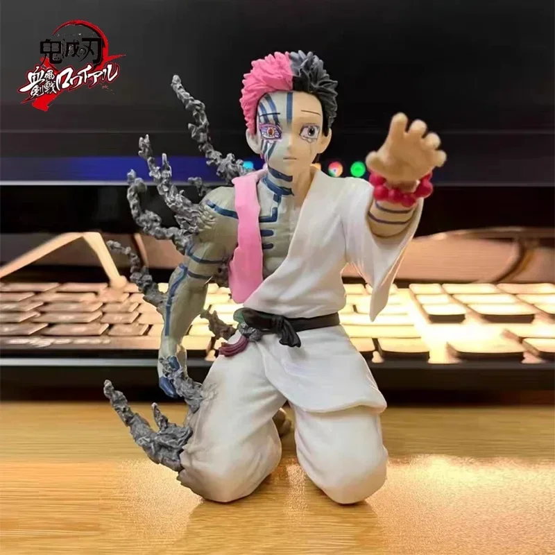 17cm Demon Slayer Akaza Anime Figure Kimetsu No Yaiba Action Figurine Pvc Statue Model Doll Desktop Ornament Collection Toy Gift