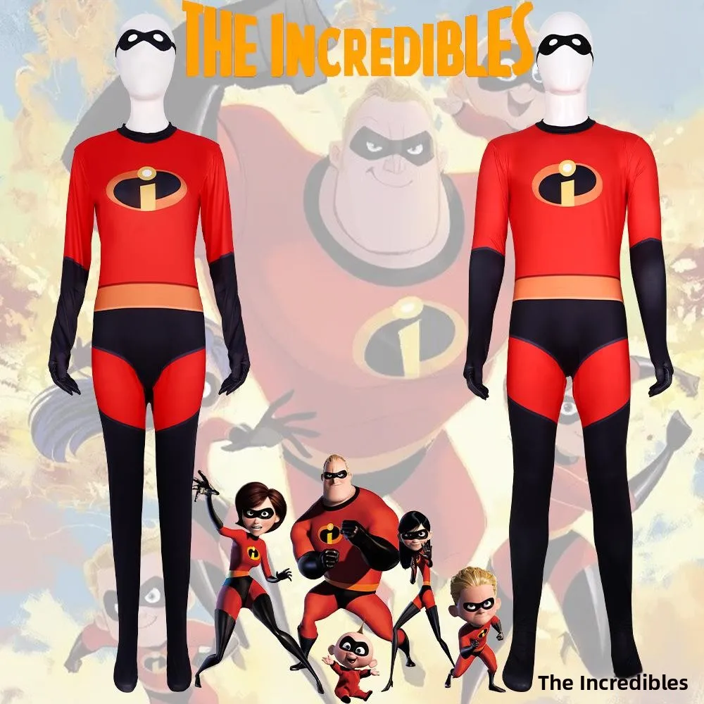 

Костюм супергероя, одежда для выступлений для пар и родителей, детская одежда на Хэллоуин, трансграничные праздничные наряды