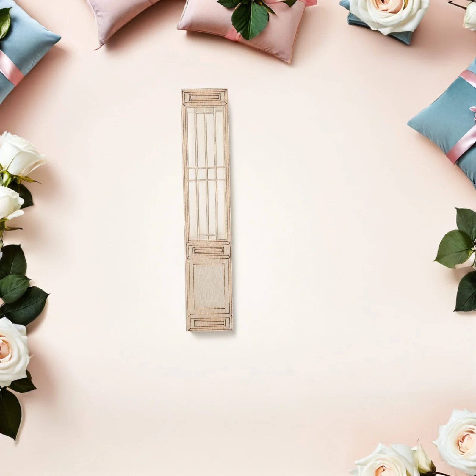 20 stks Miniatuur Houten Deur Model: Chinese Stijl Poppenhuis Scherm Voor Diy Decor Mini Huis Meubels Kinderen Spelen Kantoor Display