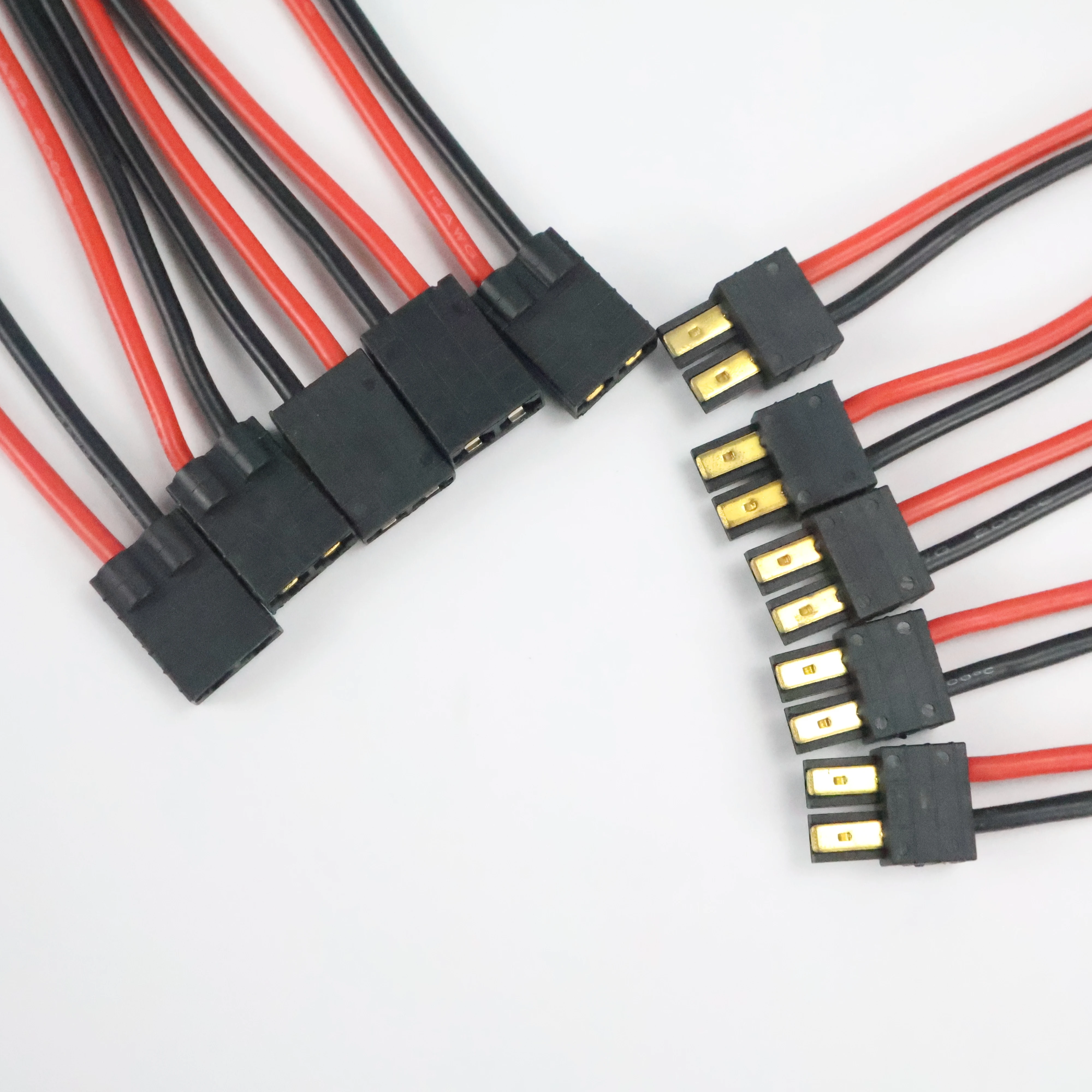 3 قطعة Trx التوصيل والمقبس موصل سلك السيليكون 10 سنتيمتر 14AWG لبطارية Rc/Rc الطائرة بدون طيار