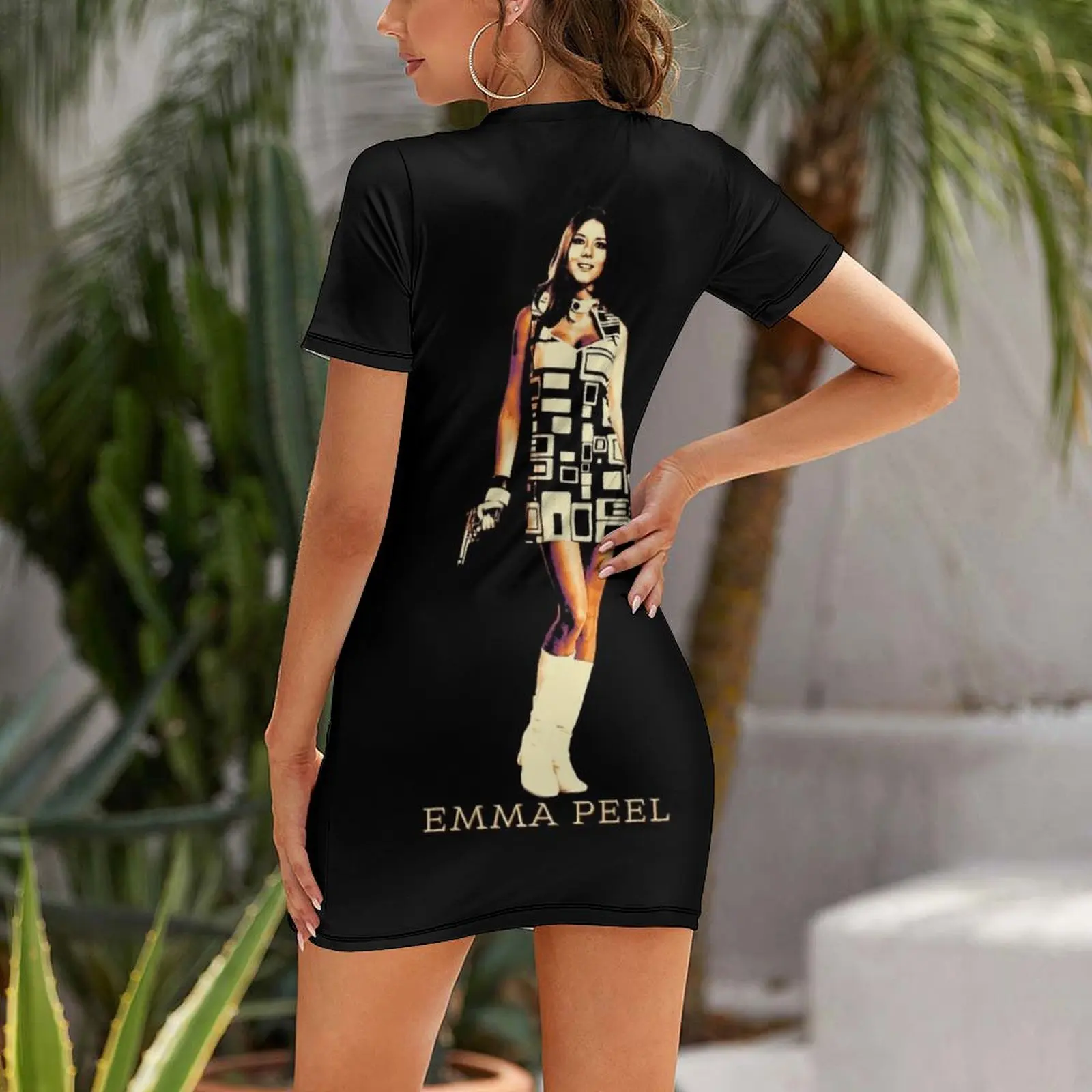 فستان إيما بيل بأكمام قصيرة فستان صيفي نسائي للحفلات الراقصة 2025