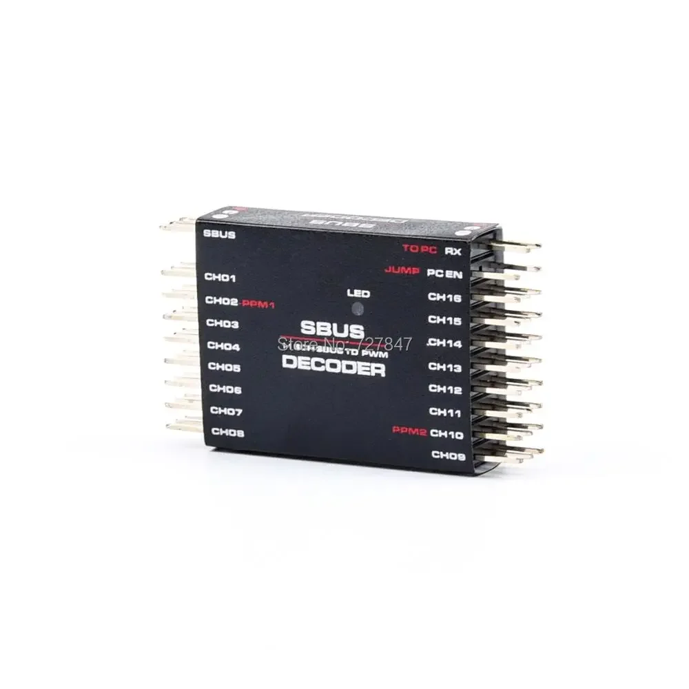 VIVaSSBUS To 16CH PWM Converter SBUS To PWM/PPM Decoders Two Way PPM Support Conversion For Futaba Orange Frsky SBUS Signals