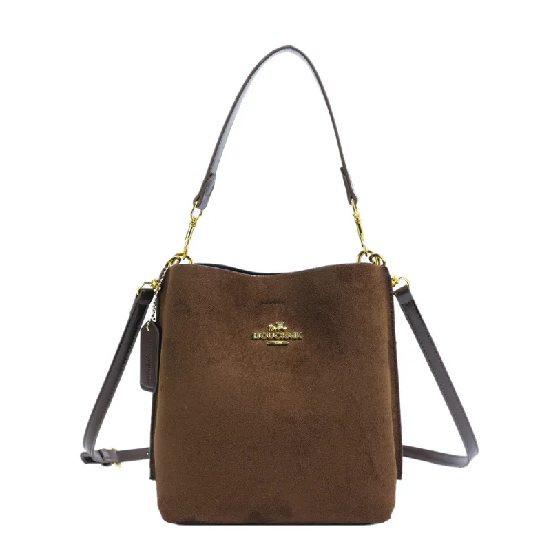 حقيبة دلو كلاسيكية لخريف وشتاء 2025، محفظة كتف للركاب للنساء، حقيبة كروس عصرية، حقيبة بسيطة ليلاً ونهارًا #5