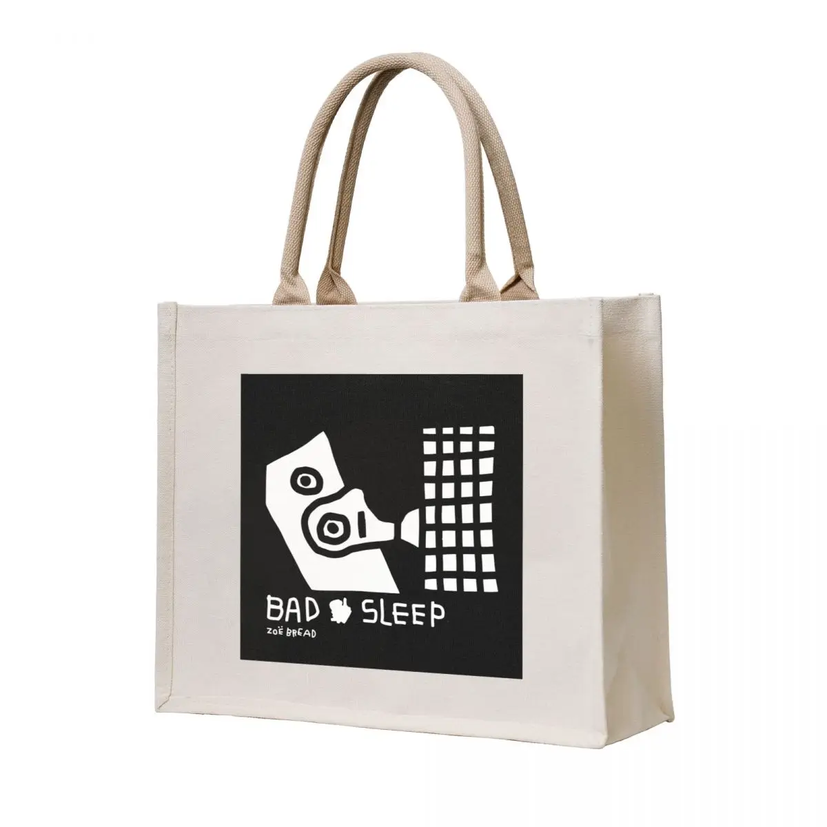 

bad sleep Tote Bag bag luxury women Canvas personalized tote